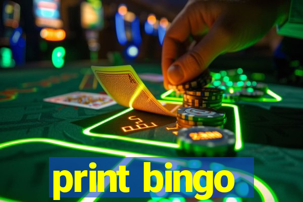 print bingo